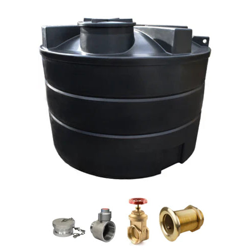 10000 Litre Fire Fighting Water Tank System - Instantaneous Couplings