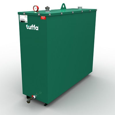1000 Litre Steel Slimline Bunded Oil Tank - Tuffa Tanks 1000SB