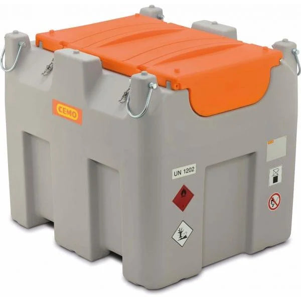 Cemo DT Mobile Easy 980 Litre PREMIUM Transportable Diesel Dispenser with 12v Bi Pump