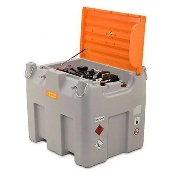 Cemo DT Mobile Easy 980 Litre PREMIUM Transportable Diesel Dispenser with 12v Bi Pump