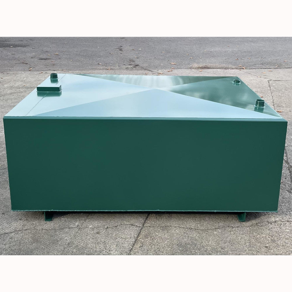 1100 Litre Low Profile Steel Bunded Oil Tank Side View