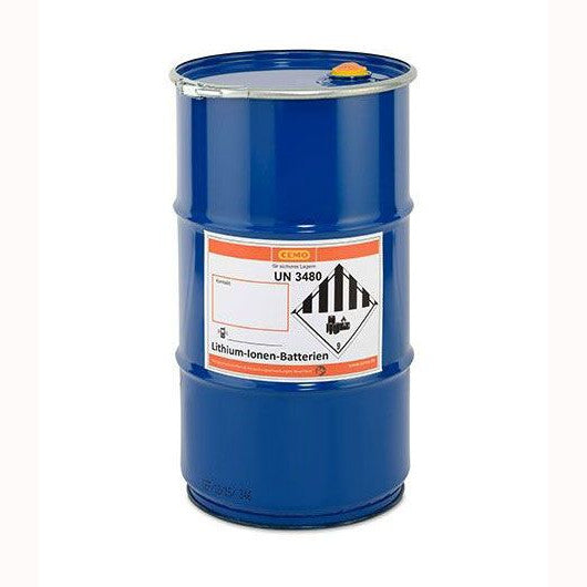 Storage and Transport Drum For Rechargeable Batteries  – CEMO Battery Safety Barrel 11200