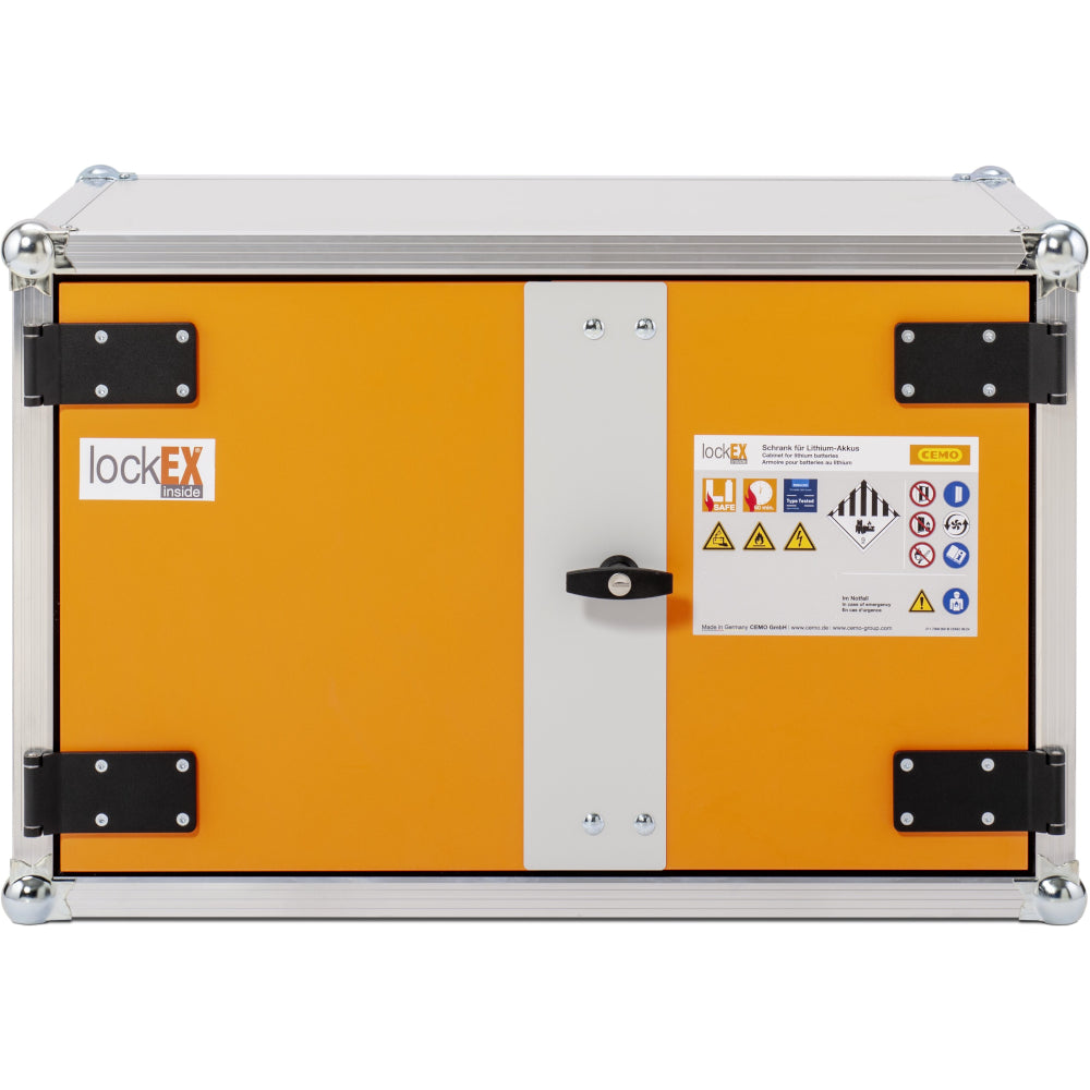 Lithium-Ion Battery Storage Cabinet 660W x 800D x 520H -  Cemo 12104