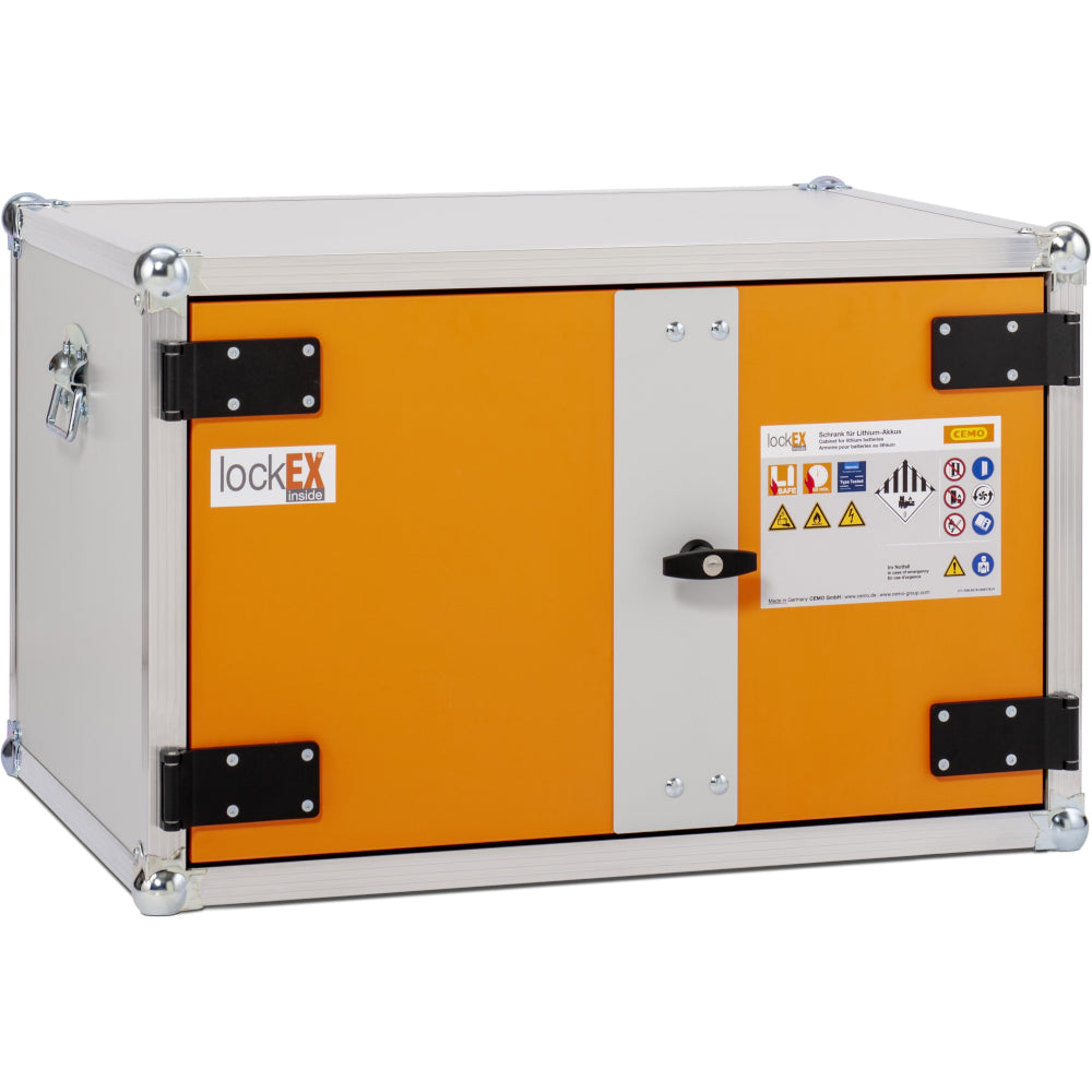 Lithium-Ion Battery Charging And Storage Cabinet 660W x 810D x 520H - Cemo 12108