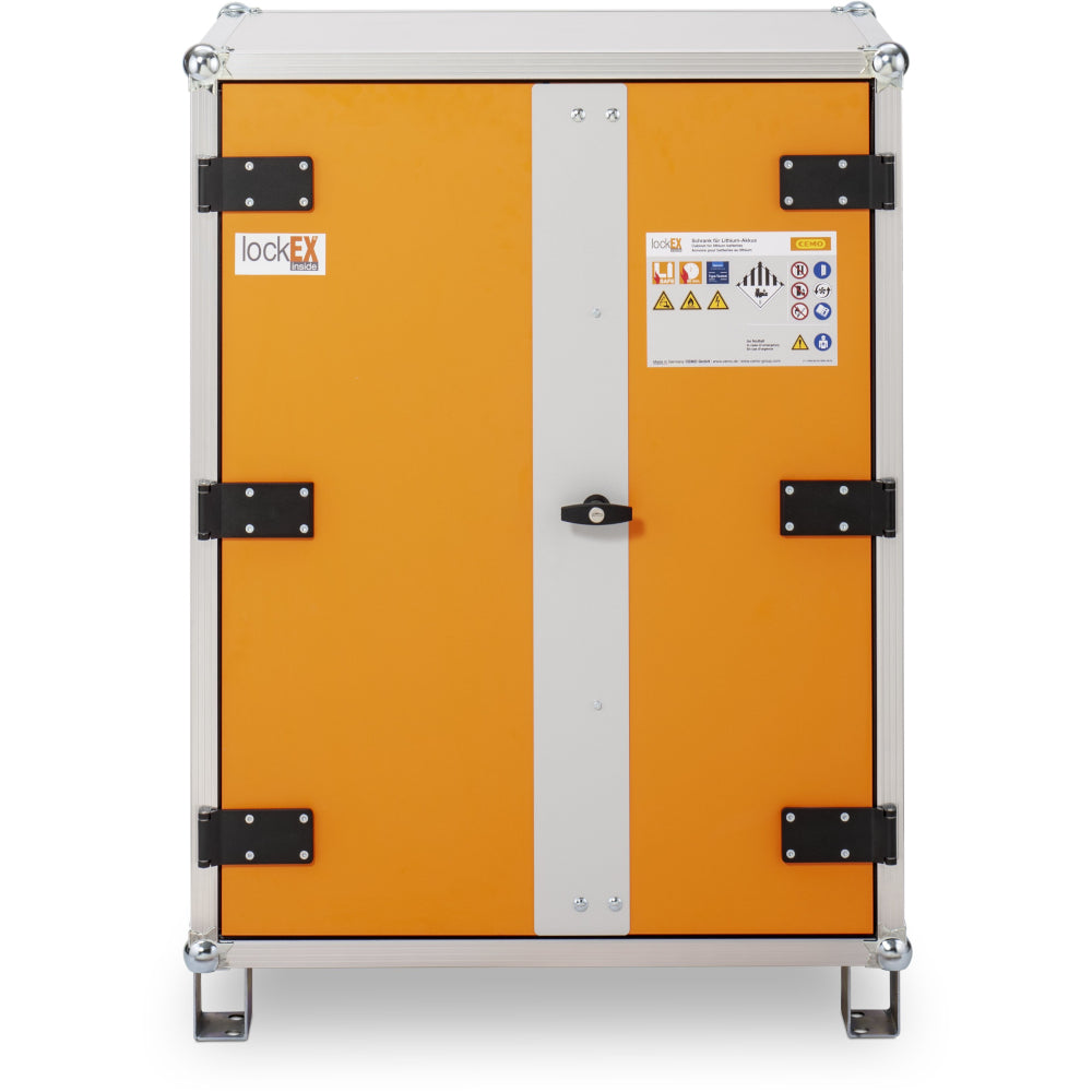 Lithium-Ion Battery Charging And Storage Cabinet 660W x 810D x 1110H -  Cemo 112114GB