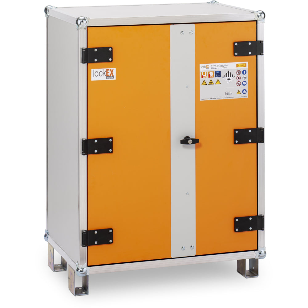Lithium-Ion Battery Charging And Storage Cabinet 660W x 810D x 1110H -  Cemo 112114GB