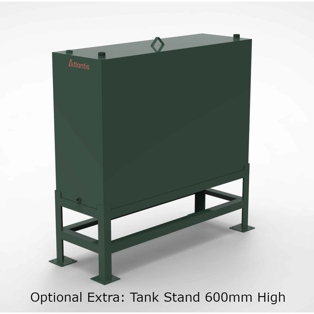 1350 Litre Atlantis Steel Single Skin Oil Tank  SIS.1350 on stand