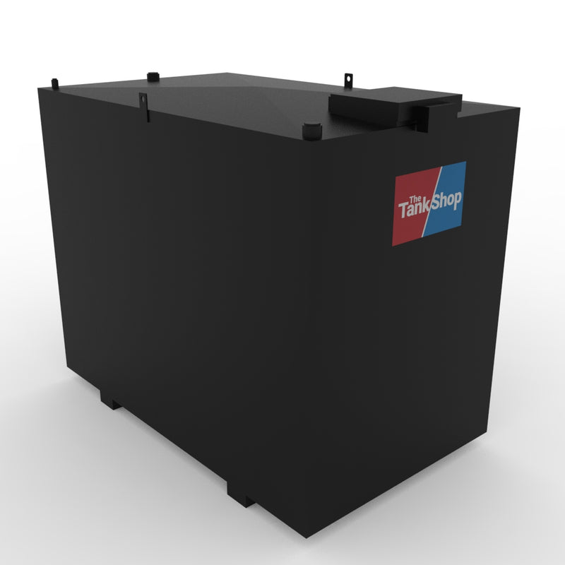 Steel Bunded Waste Oil Tank - 1500 Litres Capacity with Lockable Lid