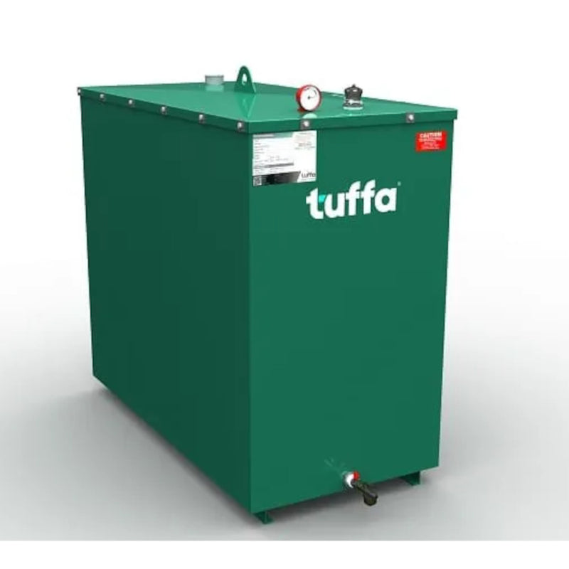 1650 Litre Steel Slimline Bunded Oil Tank - Tuffa Tanks 1650SB