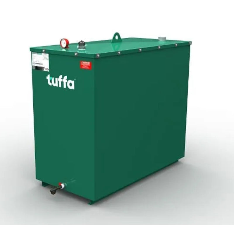 1650 Litre Steel Slimline Bunded Oil Tank - Tuffa Tanks 1650SB