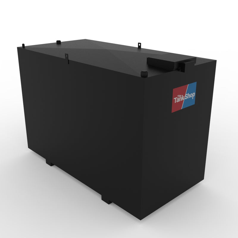 Steel Bunded Waste Oil Tank - 1800 Litres Capacity with Lockable Lid