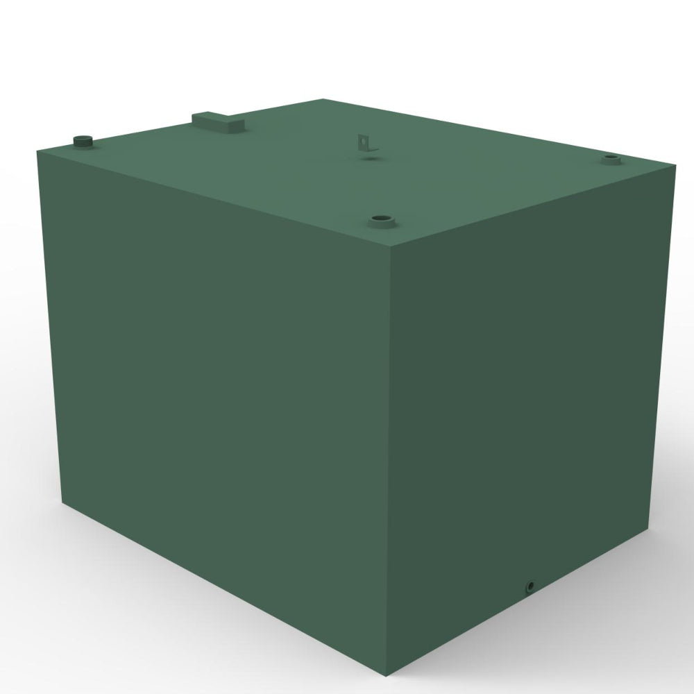 2000 Litres Steel Bunded Oil Tank - Square