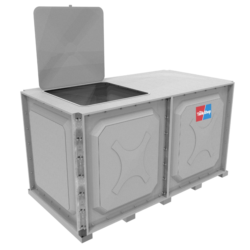 2000 Litre Sectional GRP Water Tank