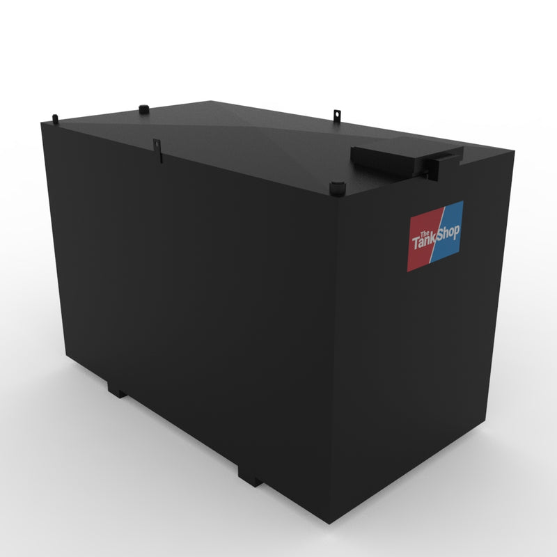 Steel Bunded Waste Oil Tank - 2000 Litres Capacity with Lockable Lid