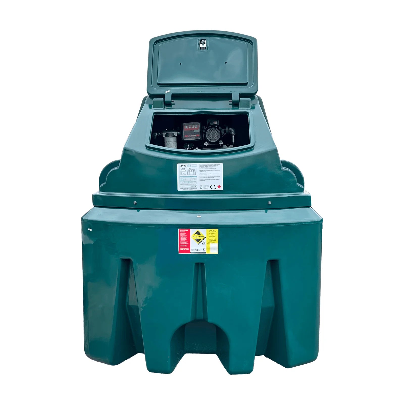 2400 Litre Plastic Bunded Diesel Dispenser - 230V Pump Kit