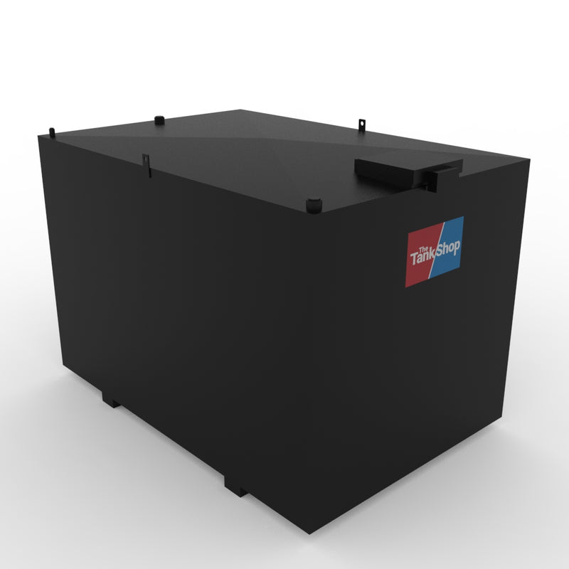 Steel Bunded Waste Oil Tank - 2400 Litres Capacity with Lockable Lid
