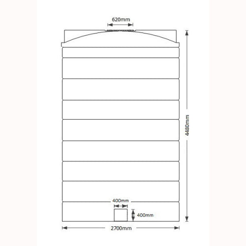 50000 Litre Fire Fighting Water Tank System - Instantaneous Couplings