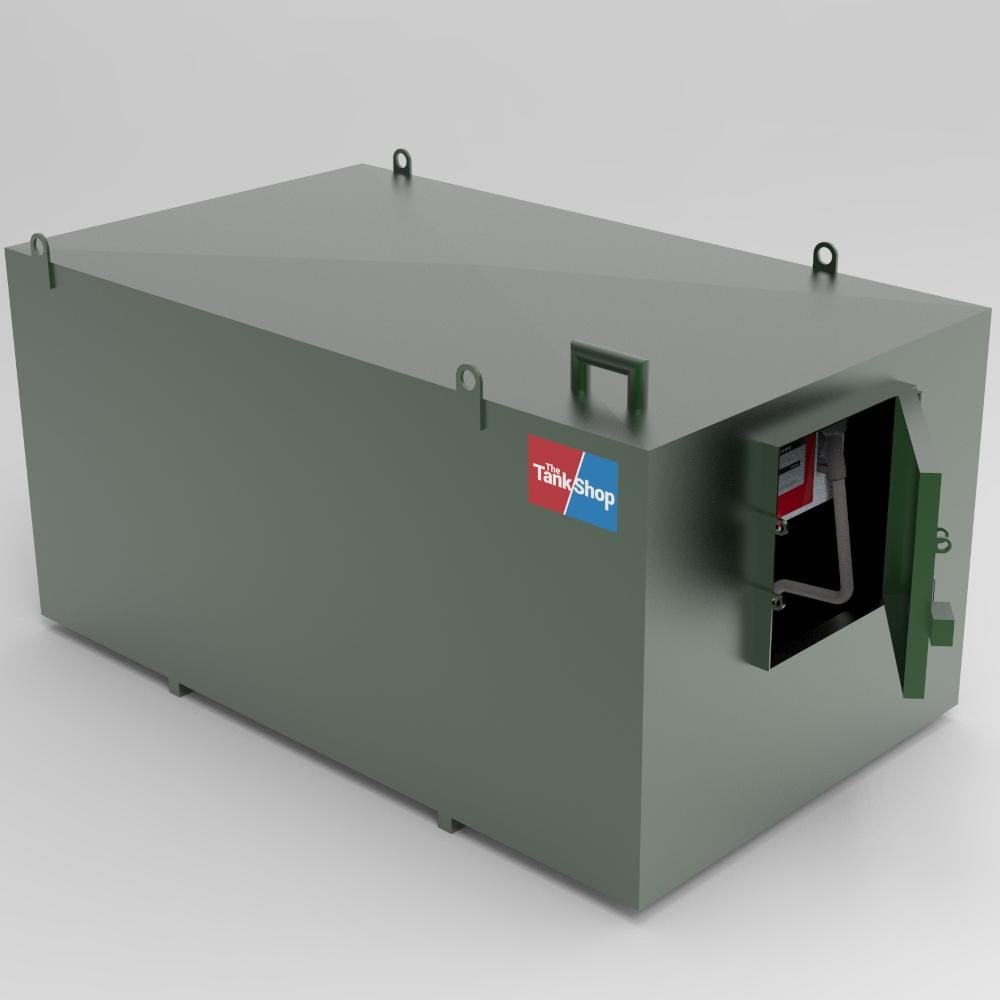 1800 Litre Steel Diesel Dispenser - Door Open
