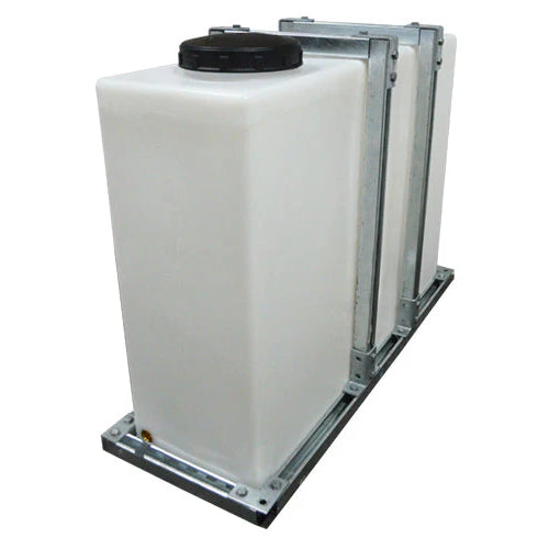250 Litre Baffled Water Tank With Vehicle Fitting Kit And Frame