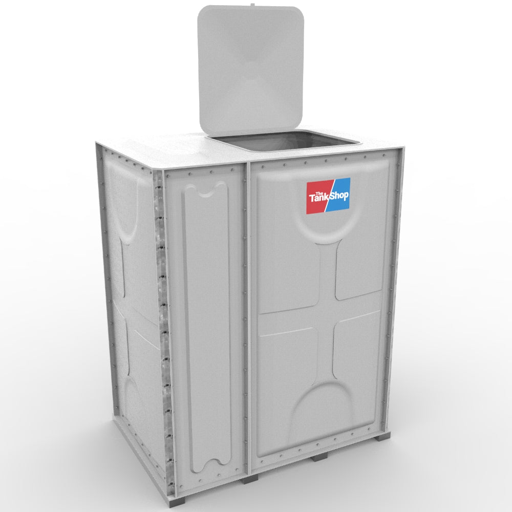 3000 Litre Sectional GRP Water Tank - Small Footprint