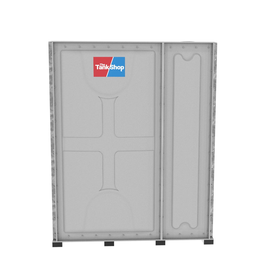 3000 Litre Sectional GRP Water Tank - Small Footprint