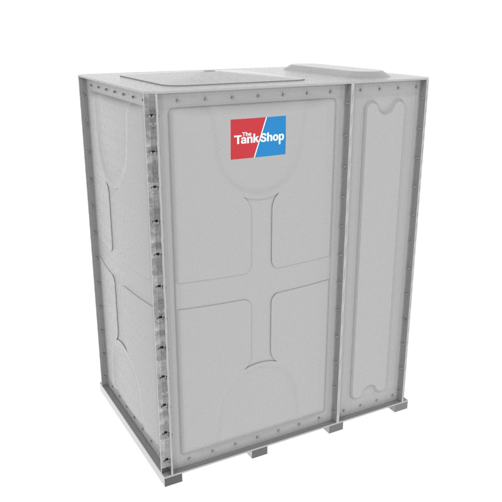 3000 Litre Sectional GRP Water Tank - Small Footprint