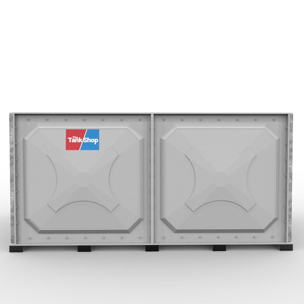 3000 Litre Sectional GRP Water Tank - Low Profile