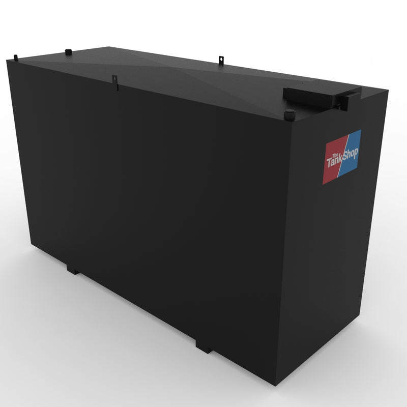 Steel Bunded Waste Oil Tank - 3000 Litres Capacity with Lockable Lid