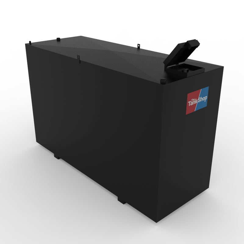 Steel Bunded Waste Oil Tank - 3000 Litres Capacity with Lockable Lid