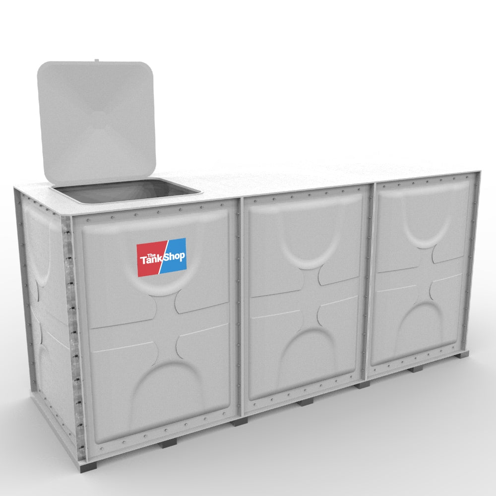4500 Litre Sectional GRP Water Tank - Slimline