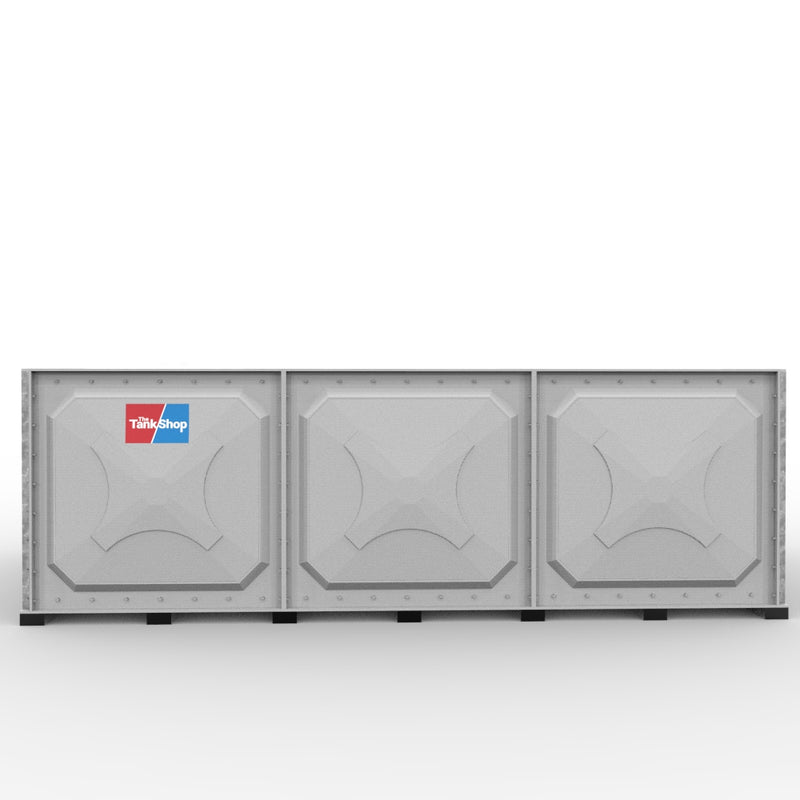 6000 Litre Sectional GRP Water Tank - Low Profile