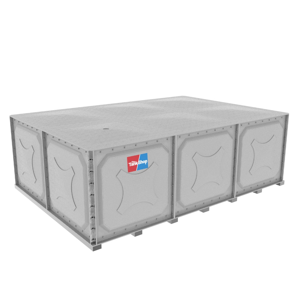 6000 Litre Sectional GRP Water Tank - Low Profile