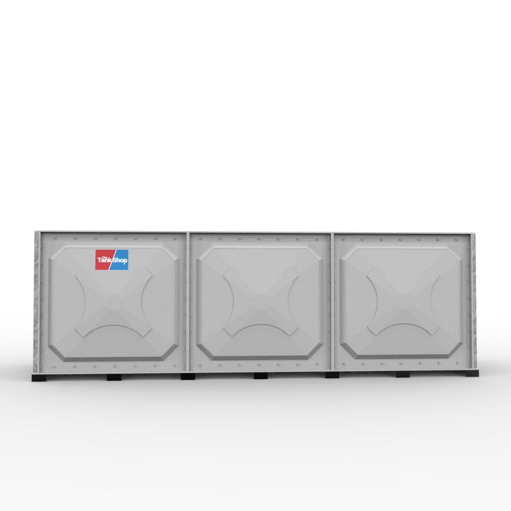 3000 Litre Sectional GRP Water Tank - Slimline