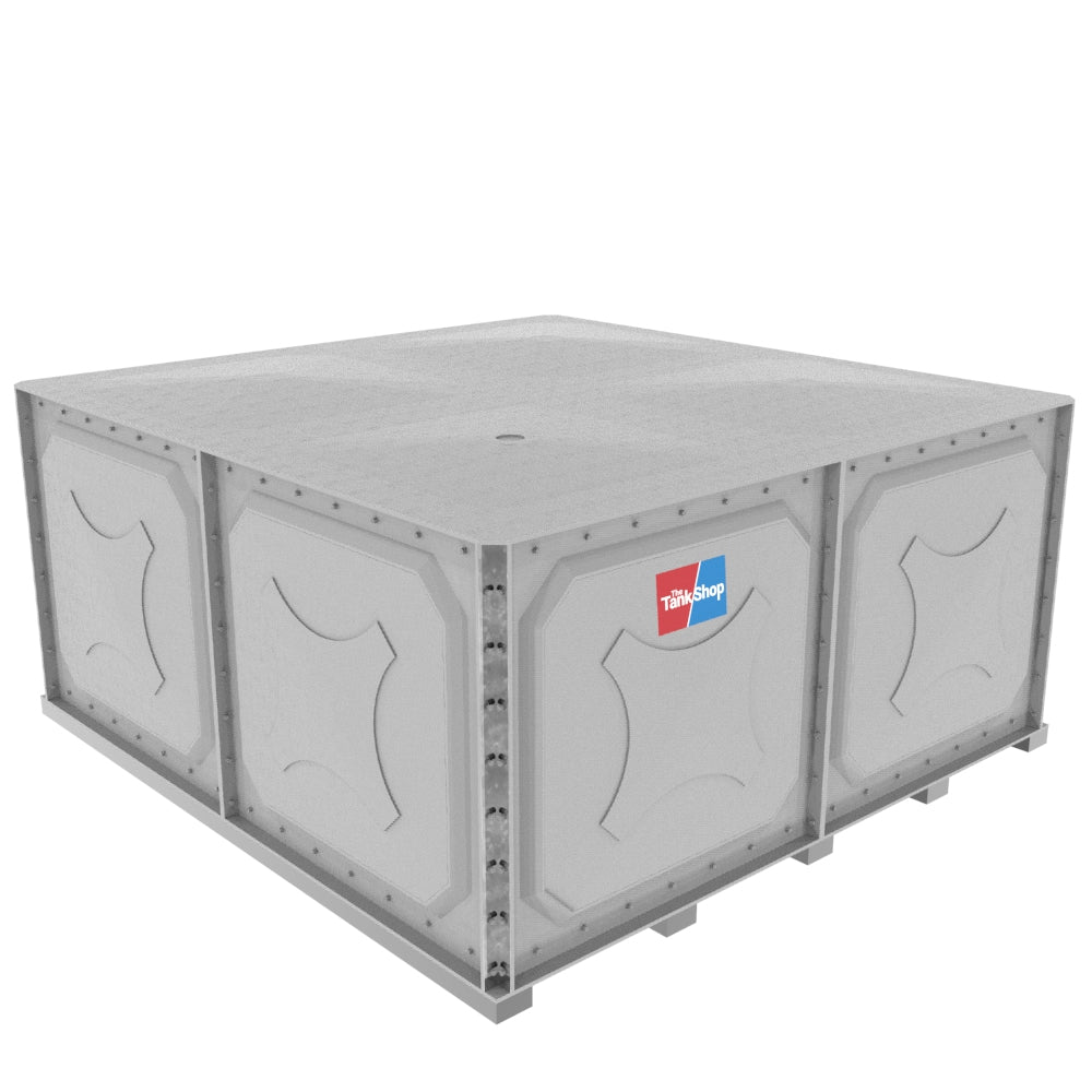 4000 Litre Sectional GRP Water Tank - Low Profile