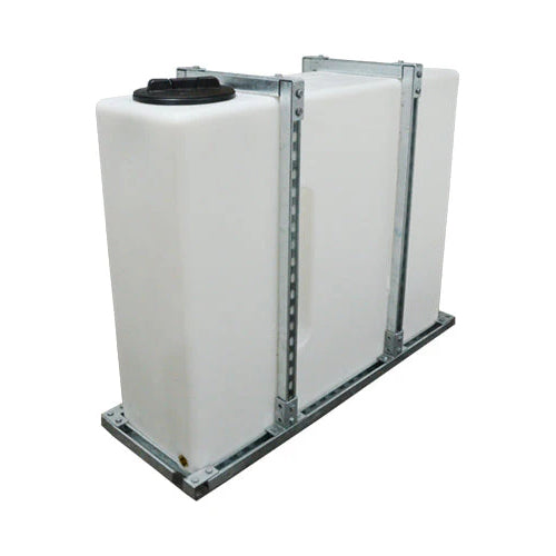 400 Litre Baffled Water Tank With Vehicle Fitting Kit And Frame