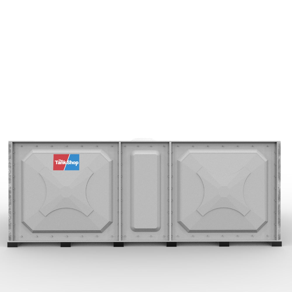 5000 Litre Sectional GRP Water Tank - Low Profile