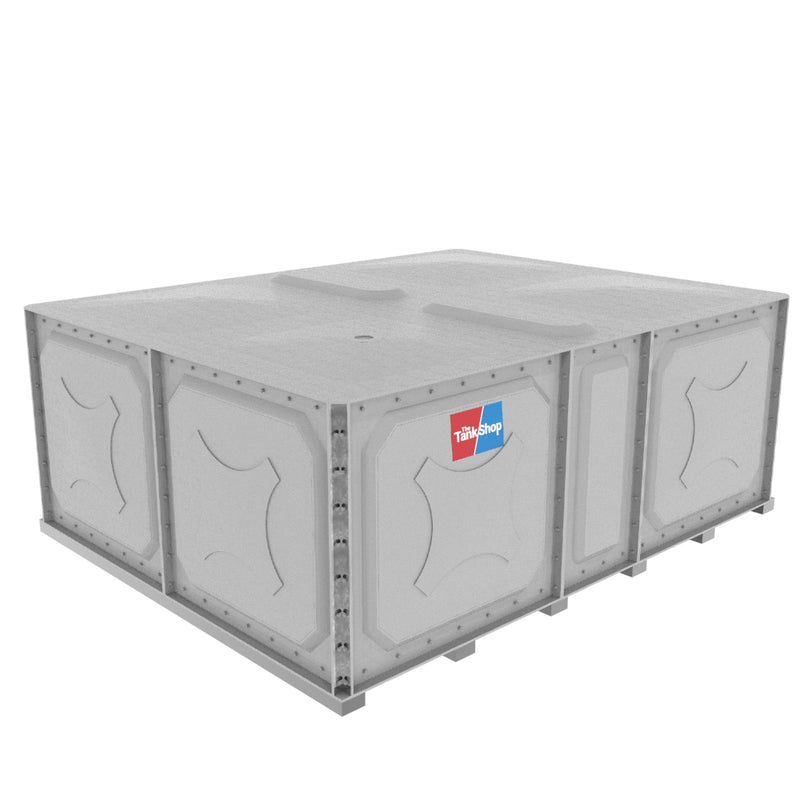 5000 Litre Sectional GRP Water Tank - Low Profile