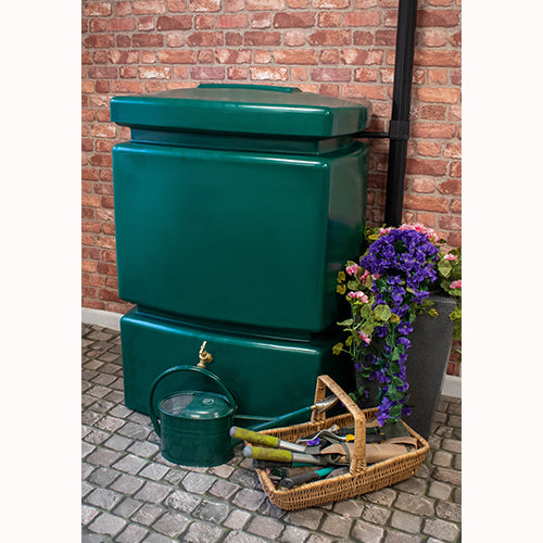 525 Litre Pillar Water Butt with Small Footprint For Rainwater Harvesting