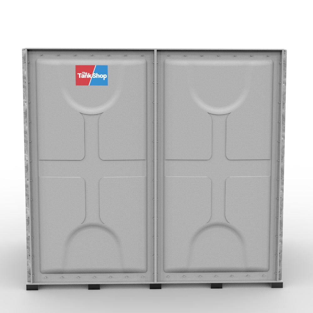 6000 Litre Sectional GRP Water Tank - Small Footprint