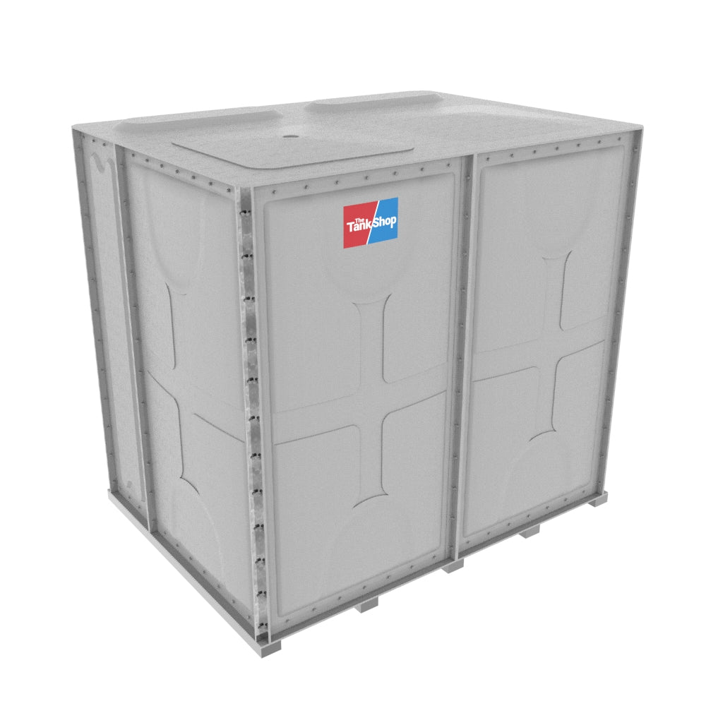 6000 Litre Sectional GRP Water Tank - Small Footprint