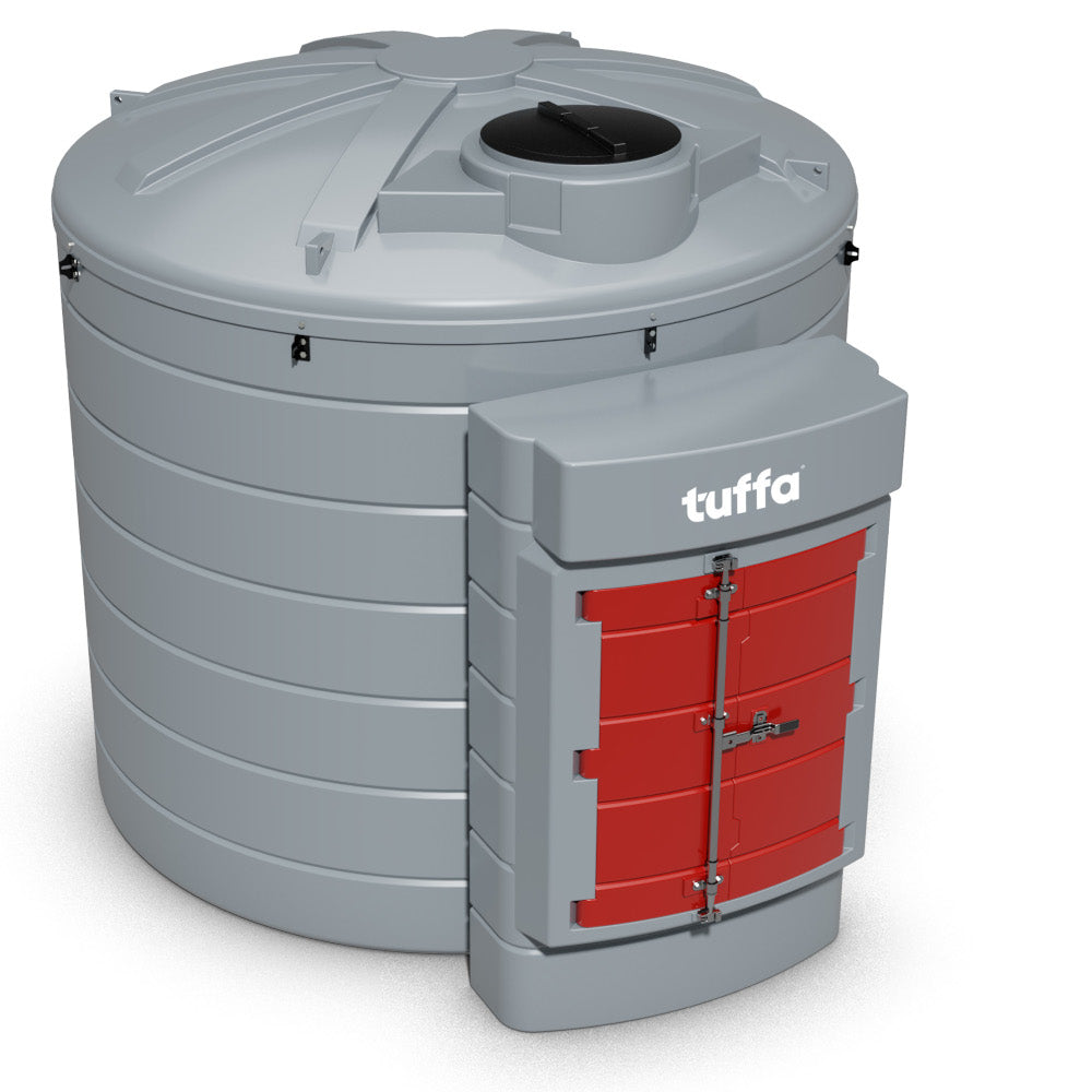 3500 Litre Plastic Bunded Diesel  Dispensing Tank - Tuffa Tanks 3500VBFS