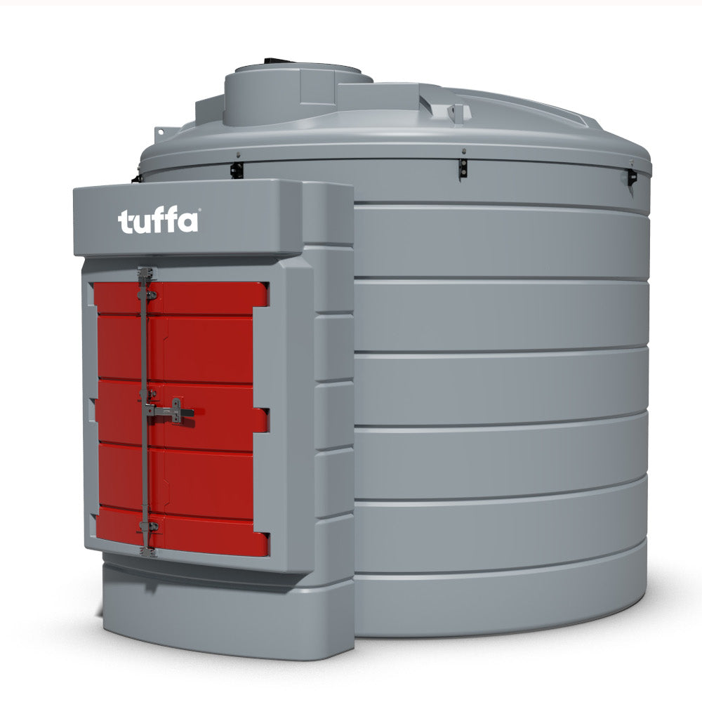 3500 Litre Plastic Bunded Diesel  Dispensing Tank - Tuffa Tanks 3500VBFS