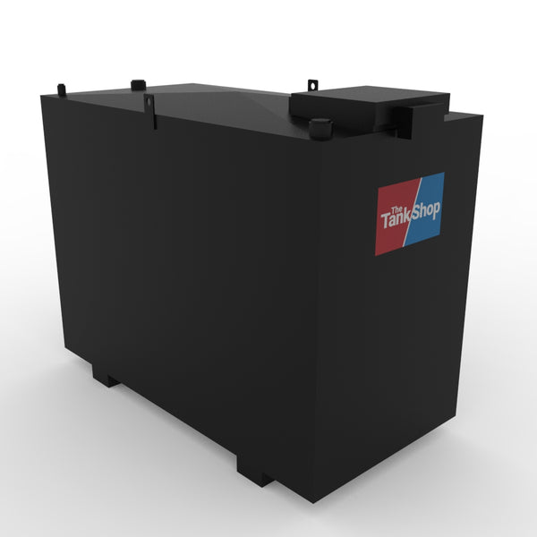Steel Bunded Waste Oil Tank - 600 Litres Capacity with Lockable Lid