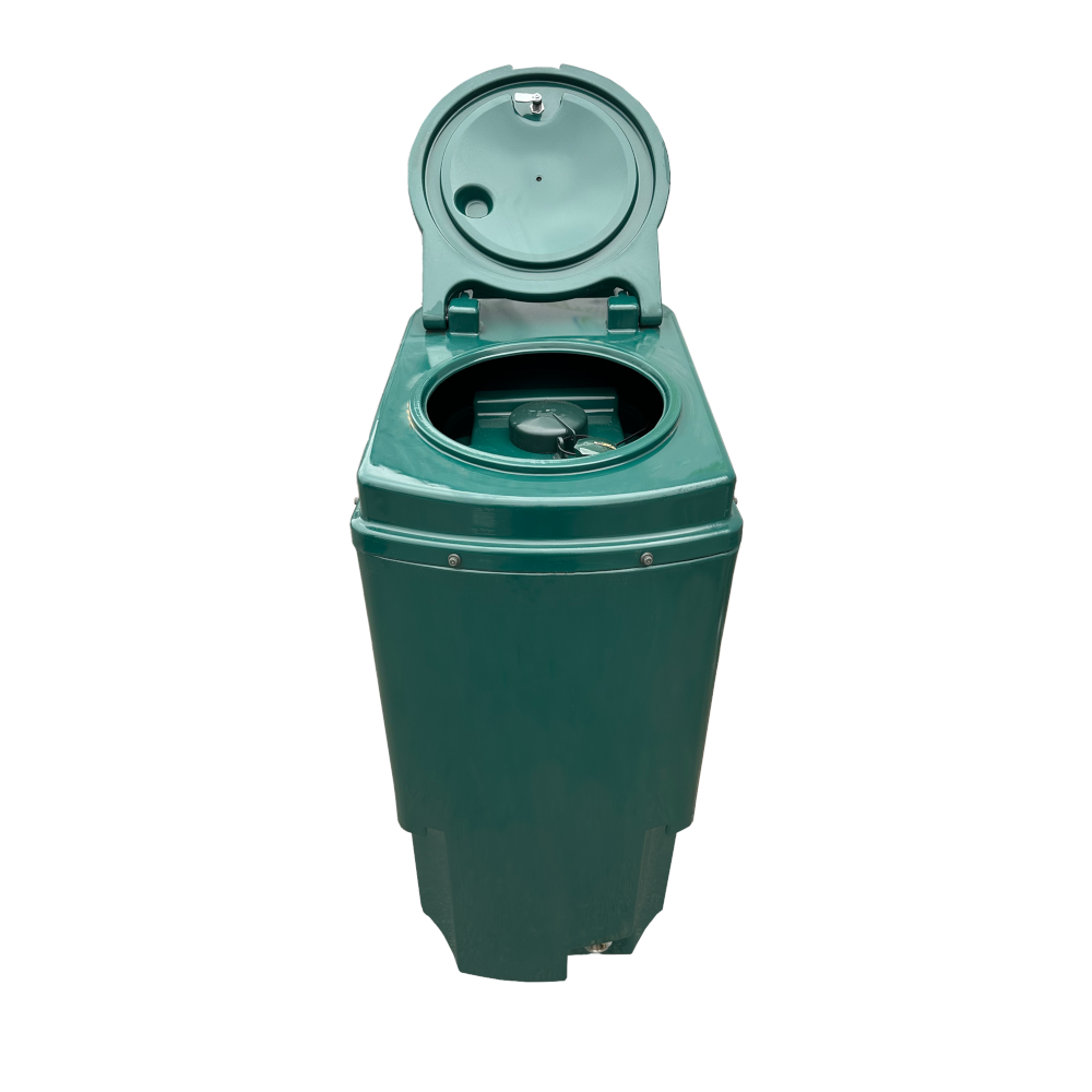 650 Litres Bunded Oil Tank - Plastic Slimline