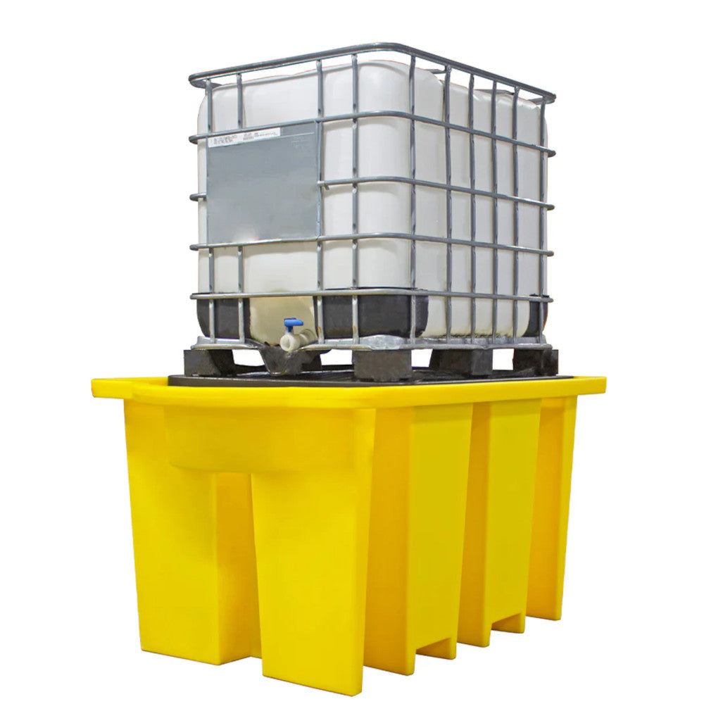 IBC Spill Pallet Bund with Dispensing Area And Grid - Romold BB1DT