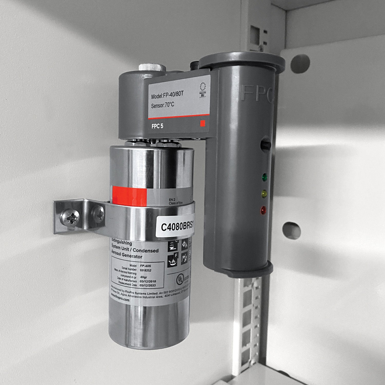 Phoenix BS1931K Battery Commander Safe | 90 Min Fireproof Li-ion Charging Cabinet - Key Lock