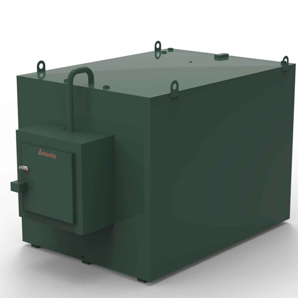 Atlantis 7000 Litre Steel Bunded Oil Tank c/w Fill Point Cabinet