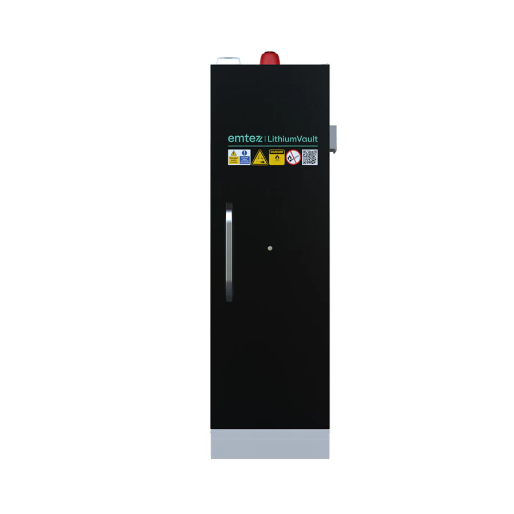 LithiumVault One-Door Charging Cabinet | Fireproof Lithium-Ion Battery Storage & Charging Solution