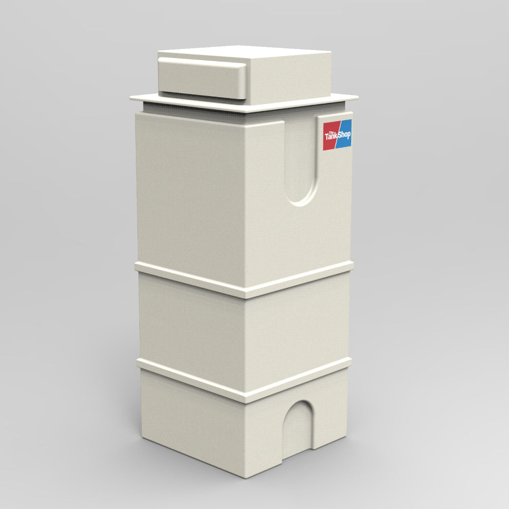 375 Litre Insulated GRP Water Tank - Small Footprint