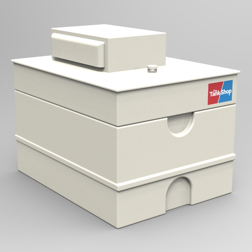 453 Litre Two Piece Insulated GRP Water Tank
